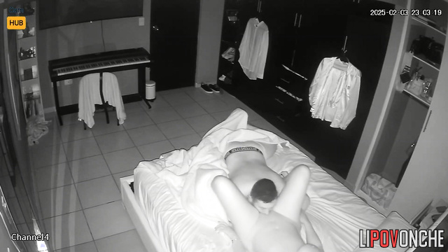 Long-haired blonde sitting on his cock so sexy, watch