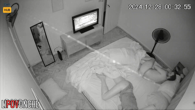 Hidden camera recorded passion - young people enjoying life