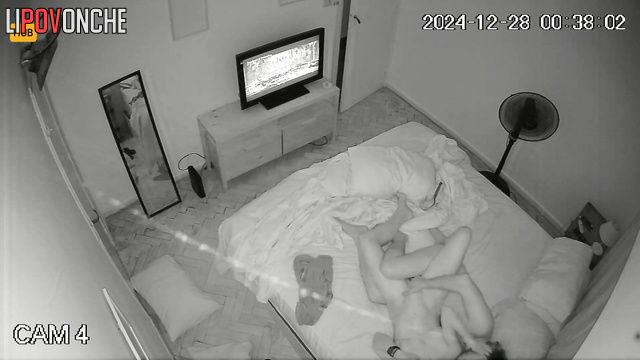 Hidden camera recorded passion - young people enjoying life