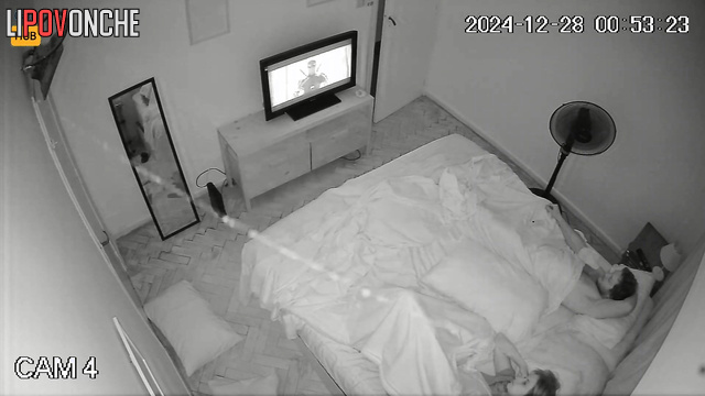 Hidden camera recorded passion - young people enjoying life