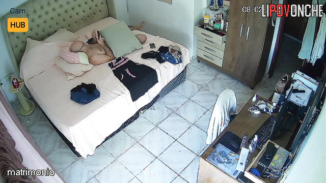 Couple decided to celebrate their anniversary in bed