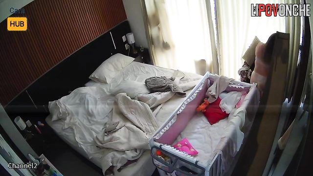 Thir morning routine was fixed on hidden camera