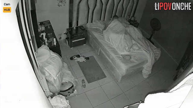 This blonde lady wanted to sleep, but her partner teased her and made her finally cum