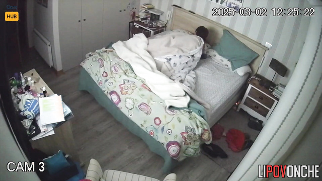 Naked spouses never imagined someone chose to watch them in bed