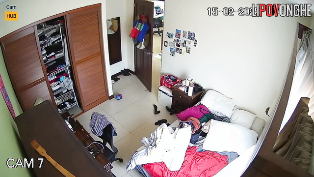 Pretty girl watches some naughty videos on her phone and plays with pussy