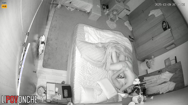 No sooner had her husband gone to bed than his wife climbed on top of him
