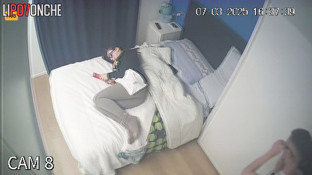 It could be a boring evening but her man decided to fuck her hard