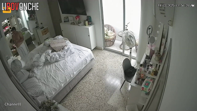 Colombian guy throws his naked seductive girlfriend on the bed and fucks her