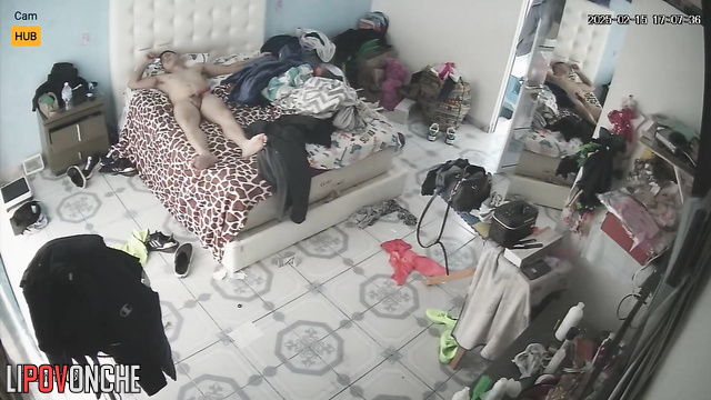 Husband quickly fucks his fat Mexican wife in different positions