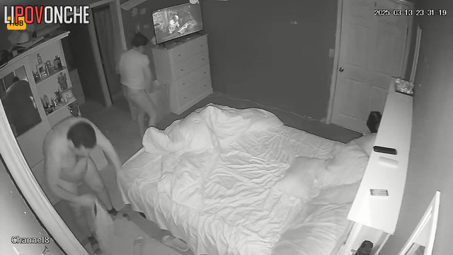 The chubby Mexican woman was awakened by her husband's large penis entering her anus