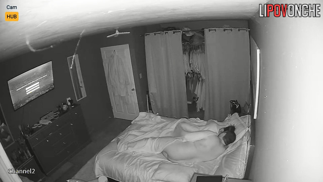 A fat mom with a big ass was woken up and actively fucked by her lustful husband