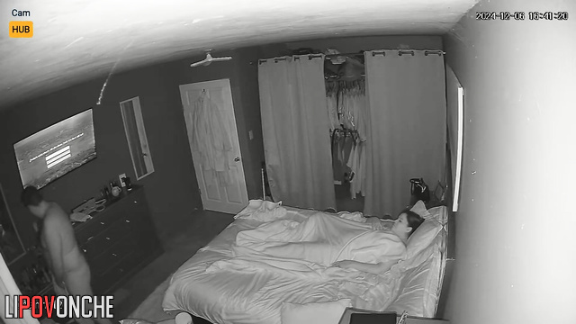 A fat mom with a big ass was woken up and actively fucked by her lustful husband
