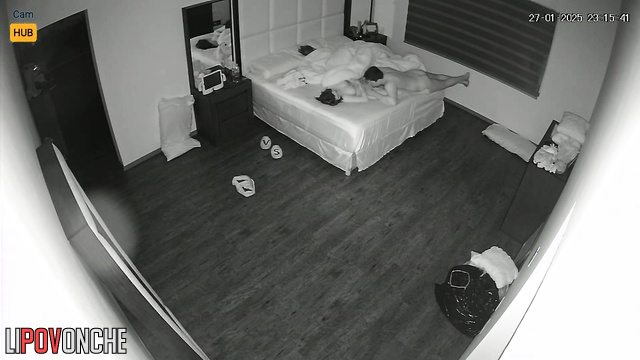 My husband woke me up in the middle of the night to fuck my wet pussy