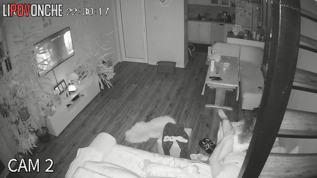 They like to fuck like teenagers - living room cam