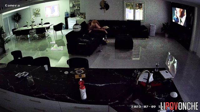 Awesome fuck in the huge living room (after tv watching)