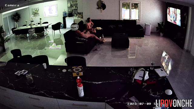 Awesome fuck in the huge living room (after tv watching)