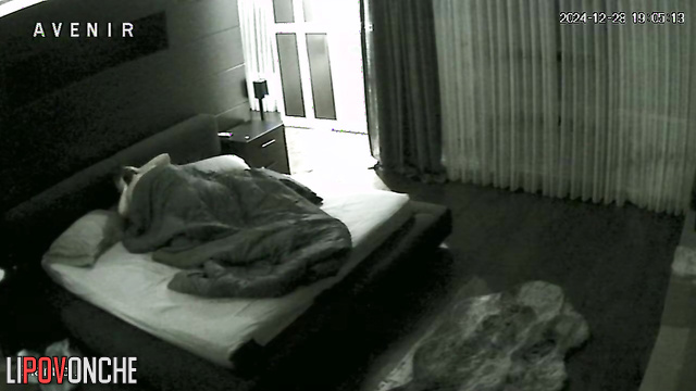 The busty beauty can't catch her breath after hot sex with her husband