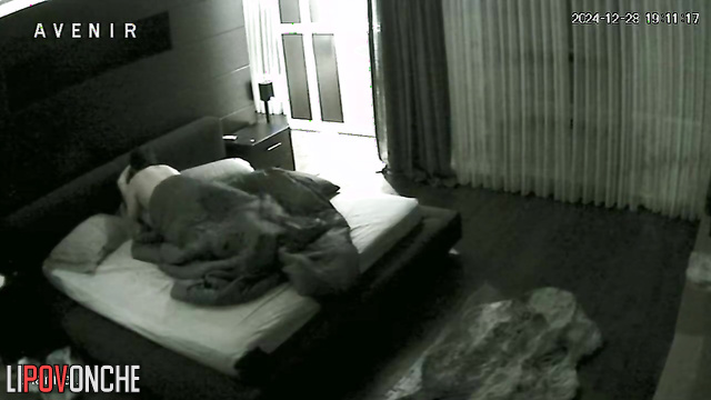 The busty beauty can't catch her breath after hot sex with her husband