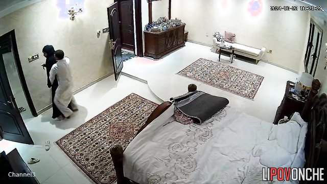 A chubby Arab prostitute plays with her new shy client's cock