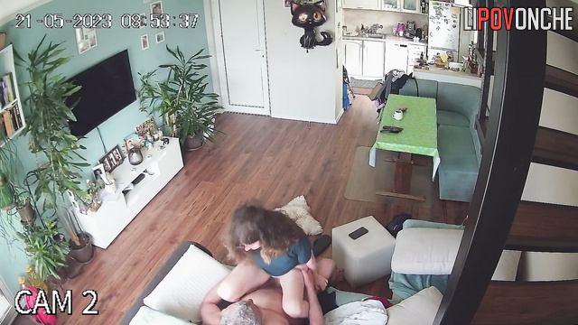 An older man tenderly caresses and fucks his young girlfriend