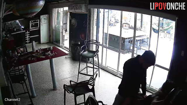They rented a nice villa for their anniversary (spy cam)