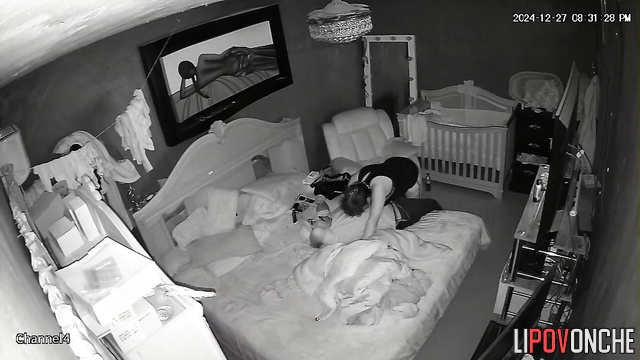 Mexican husband enjoying fuck with his wife in short dress
