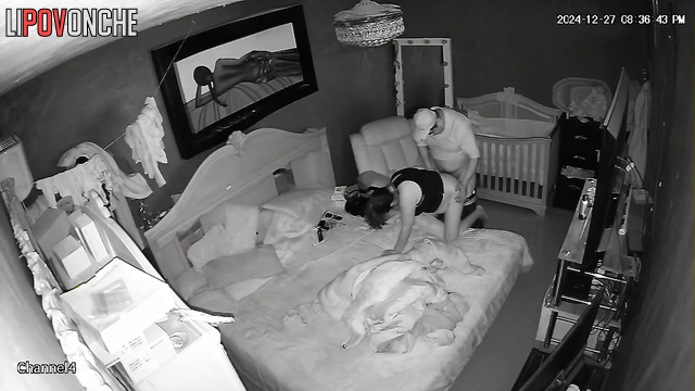 Mexican husband enjoying fuck with his wife in short dress