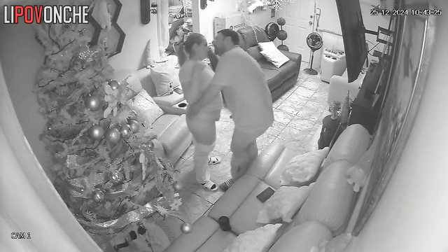 Horny bbw almost broke his knees while jumping on him