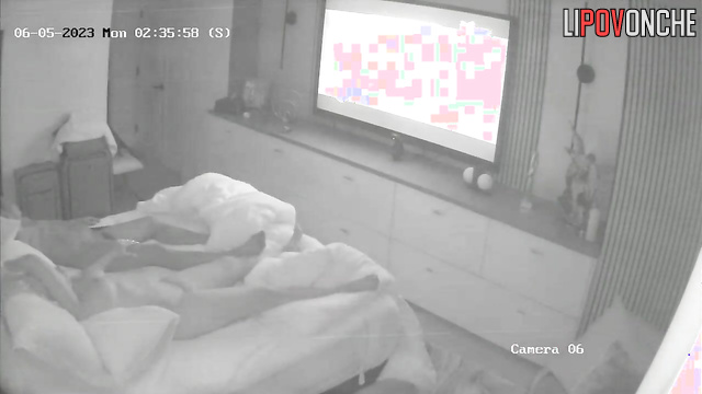 They chatted nicely and watched TV after sex, look