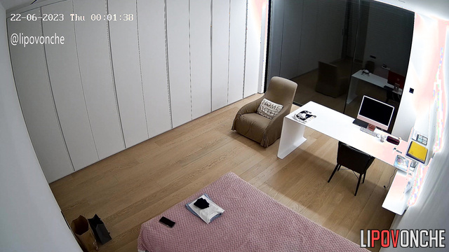 Her stupid ex-boyfriend put her under 24/7 surveillance