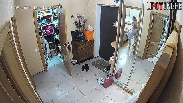 He waited for her for a long time while she got dressed