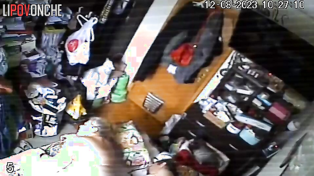 Naked chubby blonde enjoying his sexy movements, look