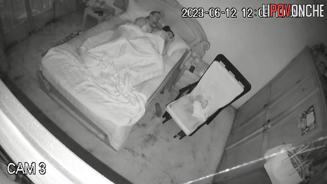 She likes kissing and fucking at night (bedroom video)