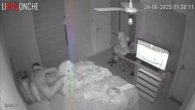 Someone is watching their hot love with a spy camera