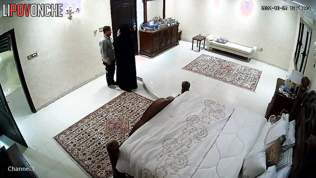 Passionate fuck in doggystyle position (in hijab)