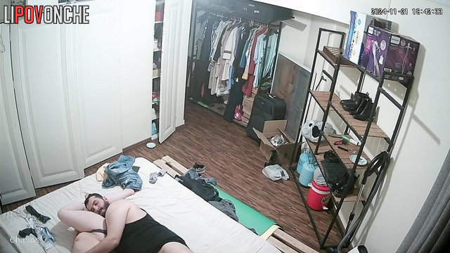 Friends are watching all their actions with a hidden cam
