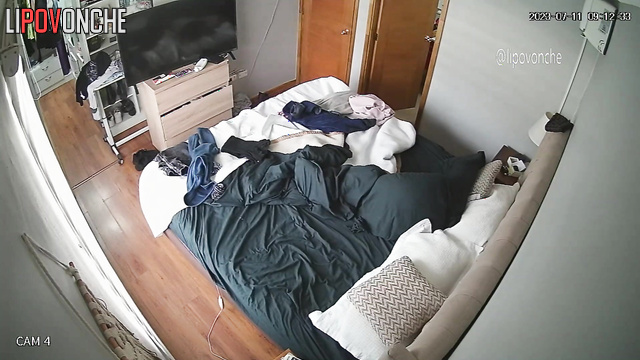 Home hidden camera fixed it - couple was fucking so hot