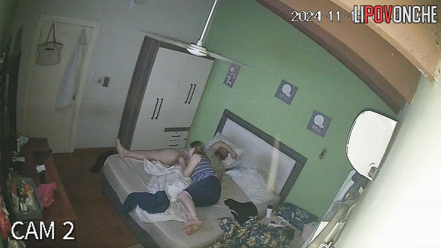 He prefers to fuck his wife as hard as possible (sex in bedroom)
