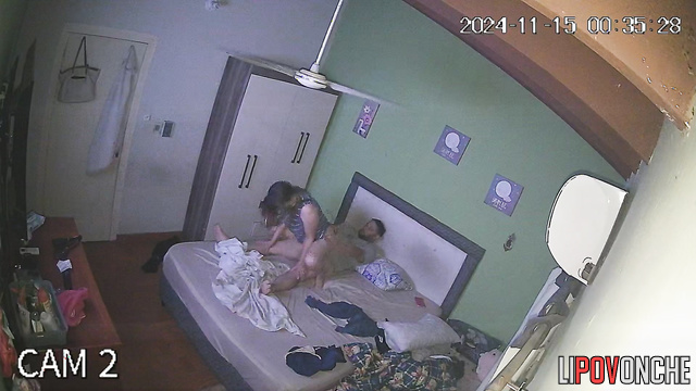 He prefers to fuck his wife as hard as possible (sex in bedroom)