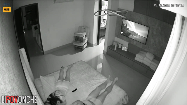 The husband woke up his young Mexican wife and fucked her hotly