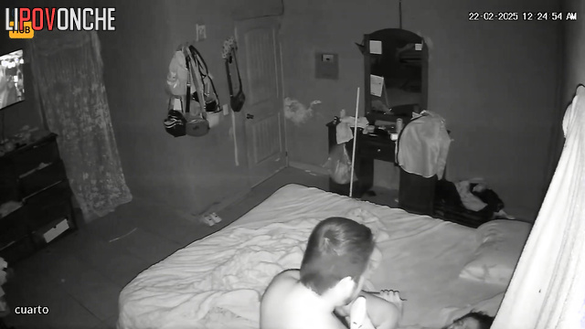 Mexican man was too bored, that he decided to fuck his sleeping wife