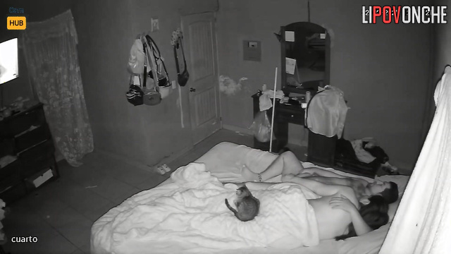 Mexican man was too bored, that he decided to fuck his sleeping wife