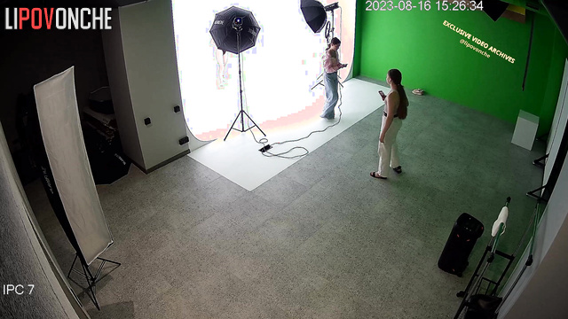 Exclusive leaked video from camera of photo studio with the sexiest models