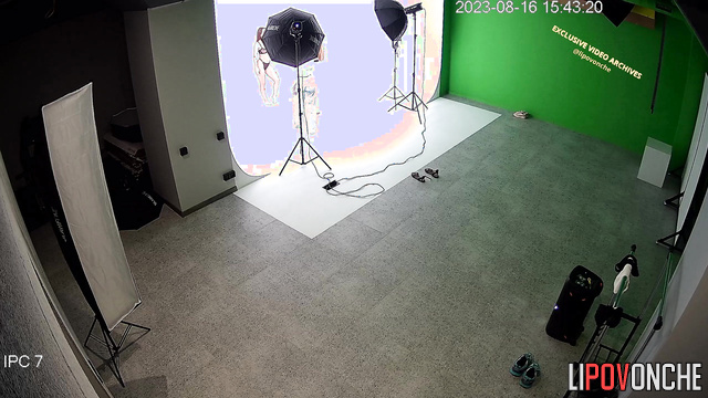 Exclusive leaked video from camera of photo studio with the sexiest models