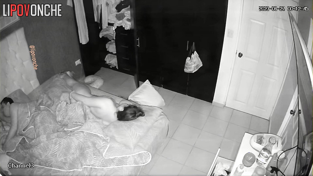 While her husband sleeps she texts her sex desires to lover