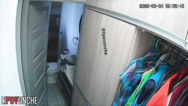 It seems her little friend installed a camera here