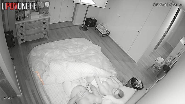 Her husband likes to record her blowjob on phone camera