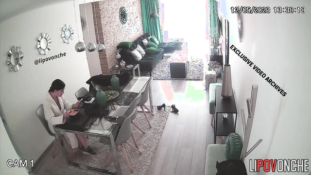 Boyfriend spanked his busty girl a little before face fuck