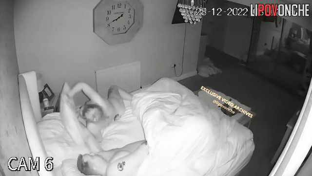 A temperamental mommy can't fall asleep without having sex with her chubby husband