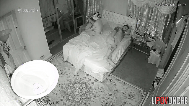 A rugged, bearded man ejaculates into his pregnant wife's hot pussy